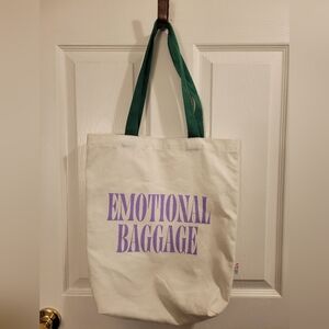 The Happy Planner Emotional Baggage Cheeky Canvas Tote